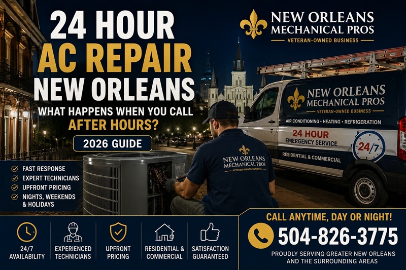 24 Hour AC Repair New Orleans
