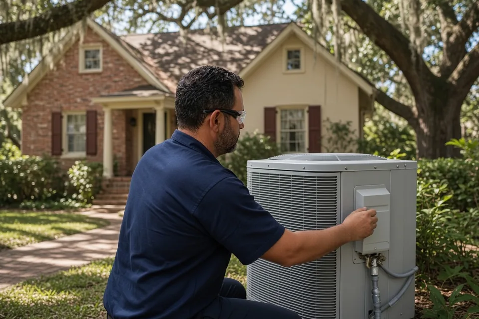 AC repair in Beverly Knoll, Metairie, on the Metairie Road side of 70001. Oaks, closets, and older houses. Book a daytime slot. Call (504) 826-3775.