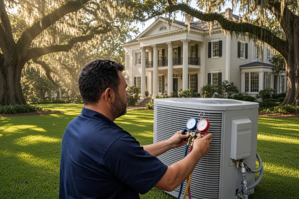 AC repair in Audubon, New Orleans for raised houses and ductless rooms. New Orleans Mechanical Pros diagnoses the fault first. Call (504) 826-3775.