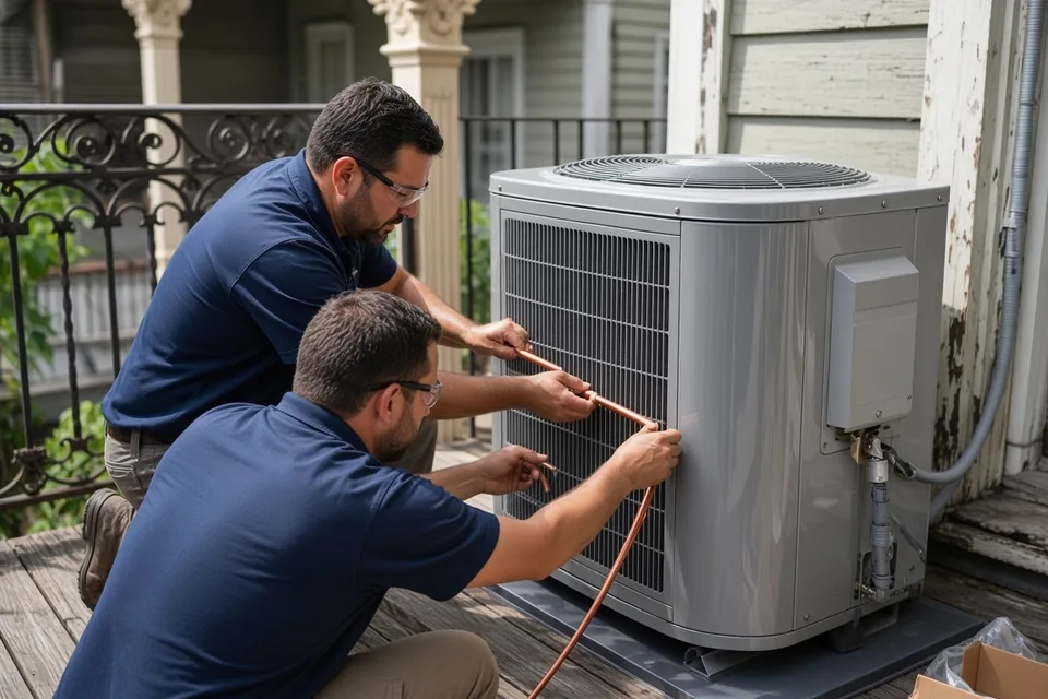 Need AC installation in New Orleans? New Orleans Mechanical Pros sizes the system, checks the duct, and starts it up right. Call (504) 826-3775 today.