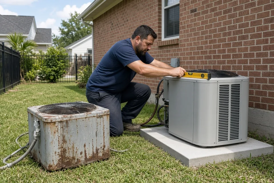 Need AC replacement in New Orleans? New Orleans Mechanical Pros matches the system to the house before the old unit comes out. Call (504) 826-3775.