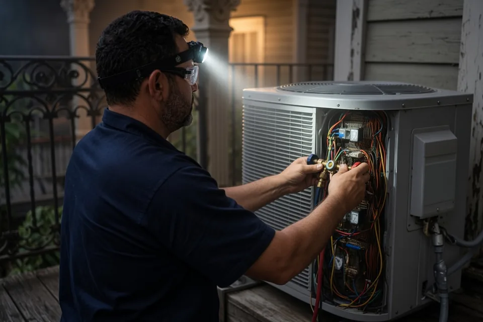 AC not cooling in New Orleans? Call New Orleans Mechanical Pros at (504) 826-3775. The office is open 24 hours Monday through Friday and 8am to 5pm Saturday. Ask for the window.