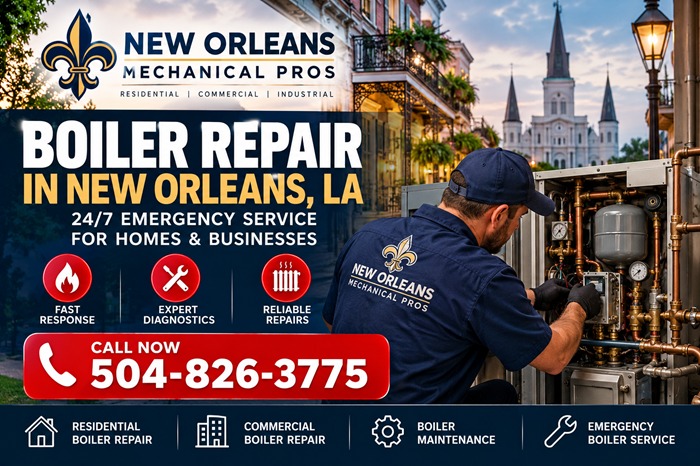 Boiler Repair in New Orleans, LA | New Orleans Mechanical Pros