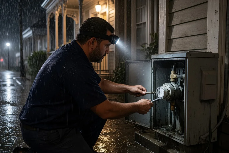 Need emergency plumbing in New Orleans? New Orleans Mechanical Pros handles burst pipes, sewer backups, and urgent plumbing repairs. Call (504) 826-3775.